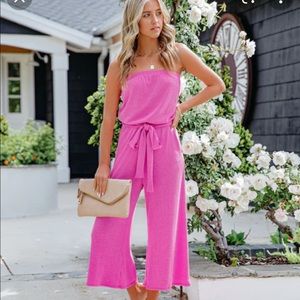 Vici Kyrie Strapless Jumpsuit